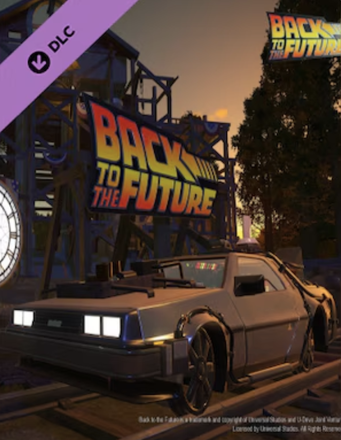 Planet Coaster - Back to the Future™ Time Machine Construction Kit